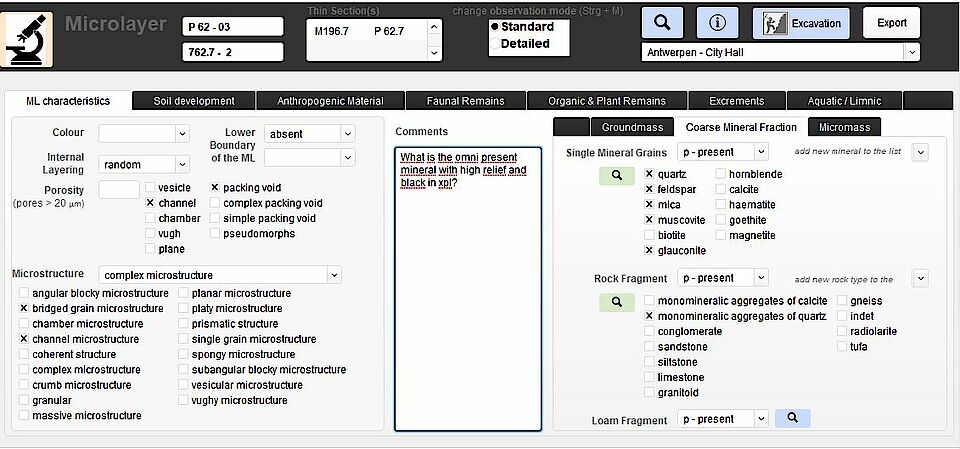 Observation window in GEOARCHrec