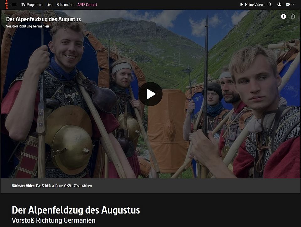 ArteSendung: Der Alpenfeldzug des Augustus